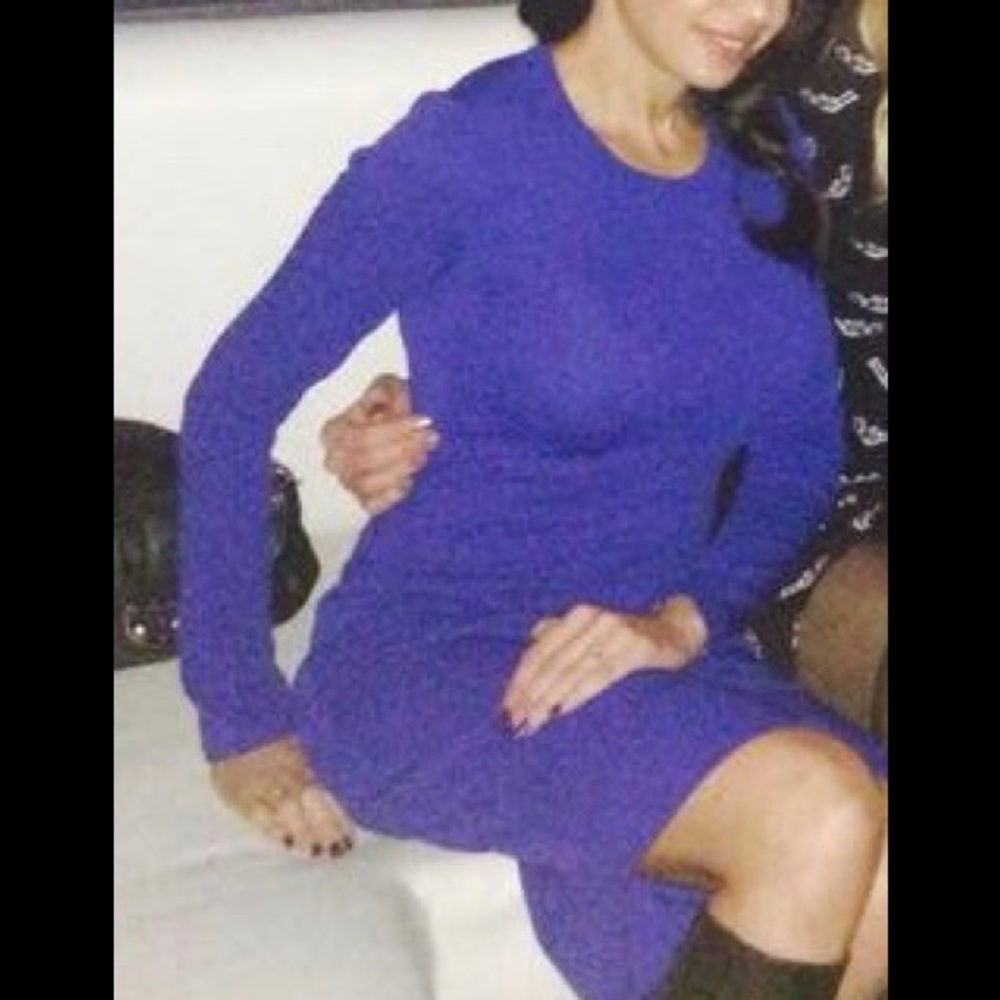 WantMyLook “Abby Dress” in royal blue by Avital